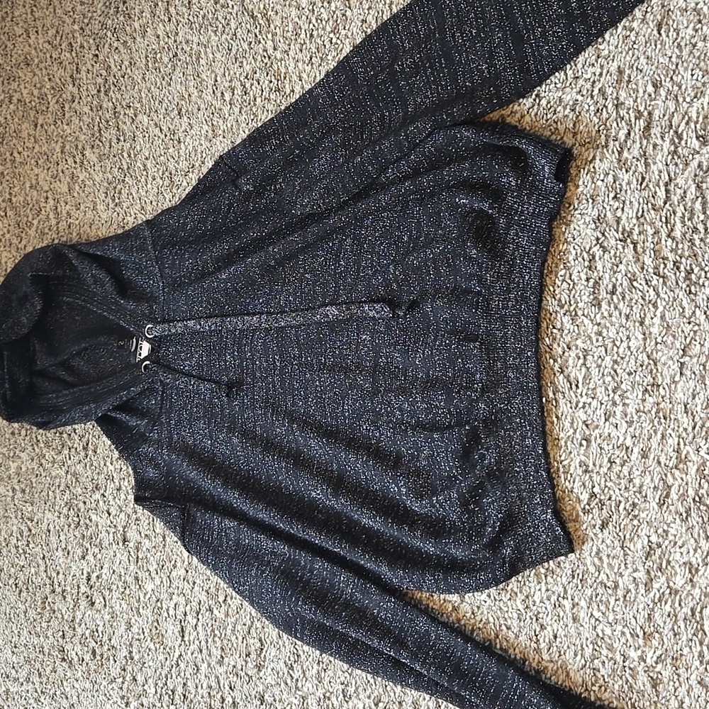 Cropped Sparkle Hoodie